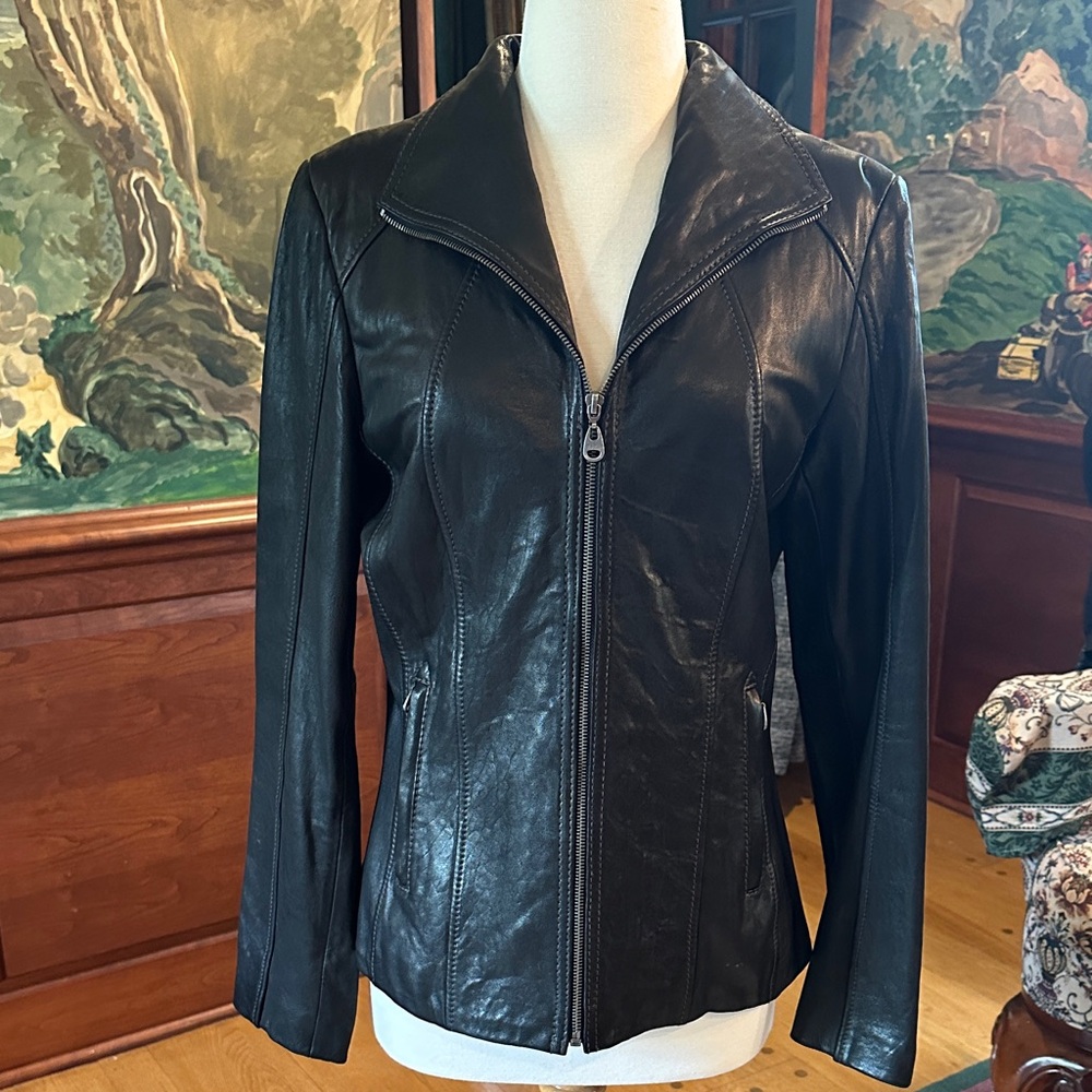 Marc New York Women's Black M Leather Jacket